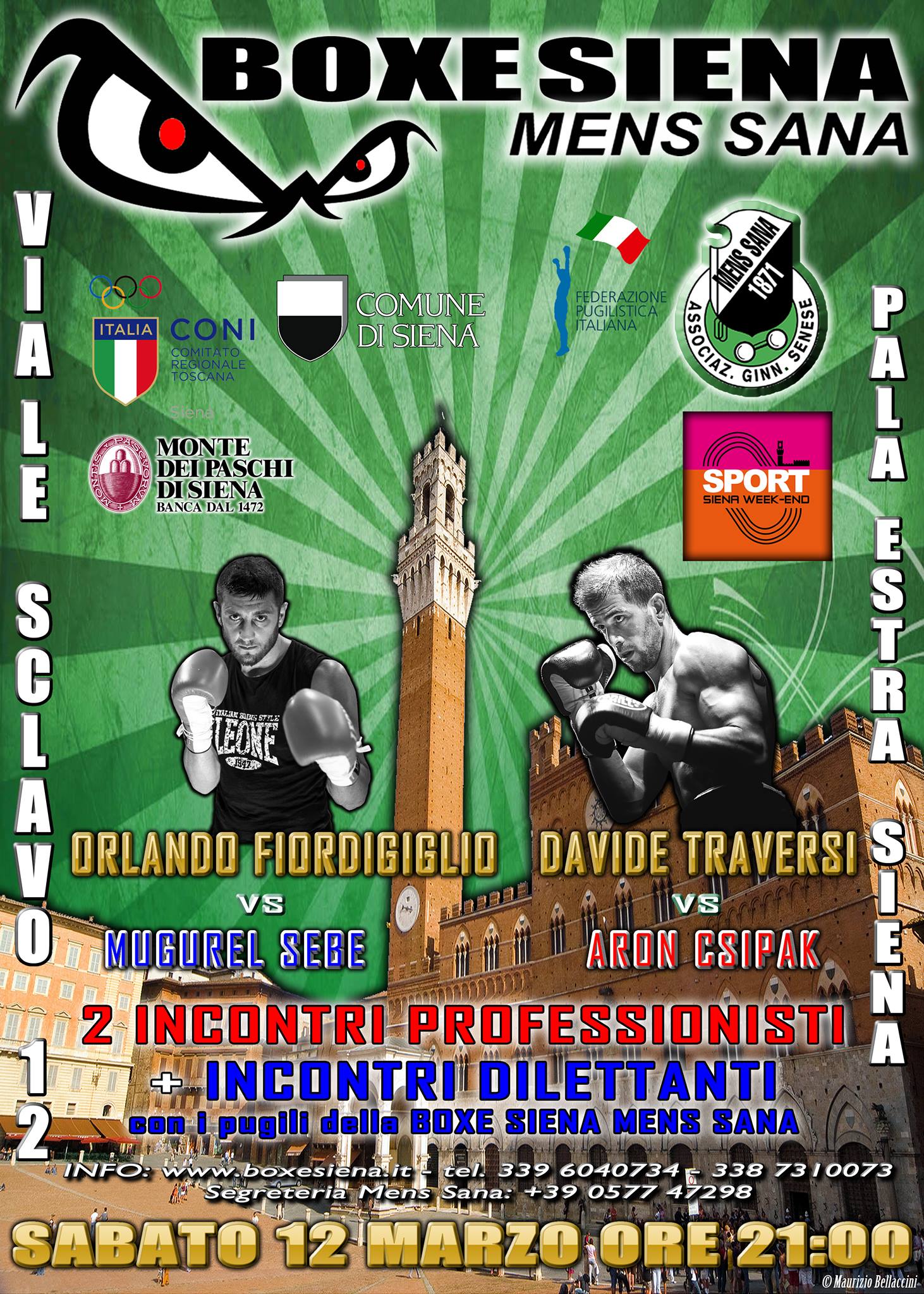 Riunione di Boxe 12/03/2016