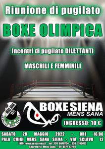 Riunione di BOXE OLIMPICA 28/05/2022